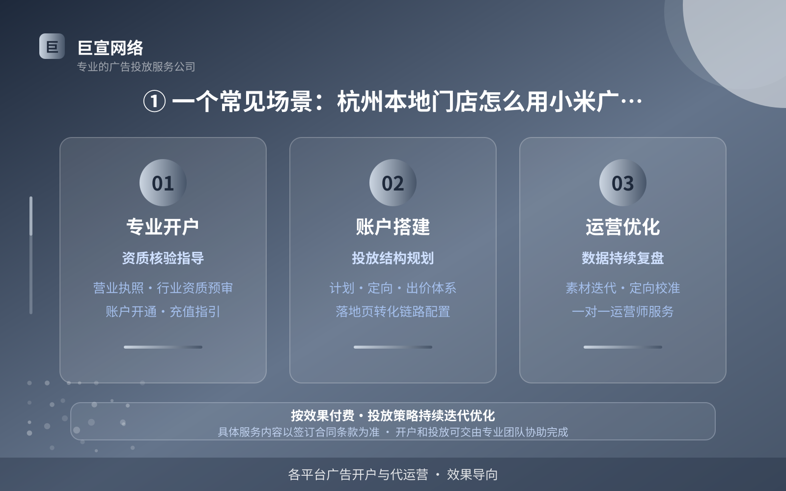 ① 一个常见场景:杭州本地门店怎么用小米广告拿客户(费用与预算参考) ① 一个常见场景:杭州本地门店怎么用小米广告拿客户(费用与预算参考)